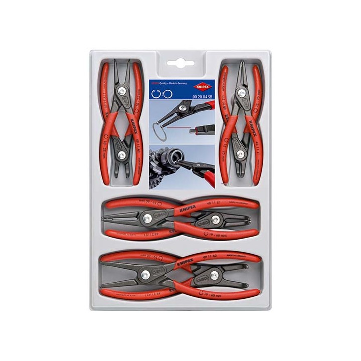 00 20 04 SB Σετ Μυτοτσίμπιδων Ασφαλειών KNIPEX