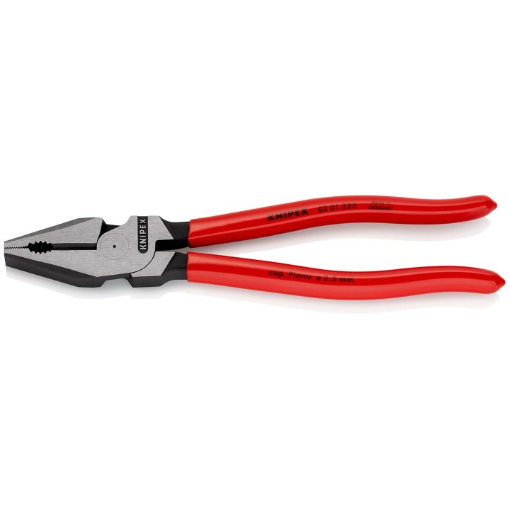 02 01 225 Πένσα Ατσαλοσύρματος με υπομόχλιο KNIPEX
