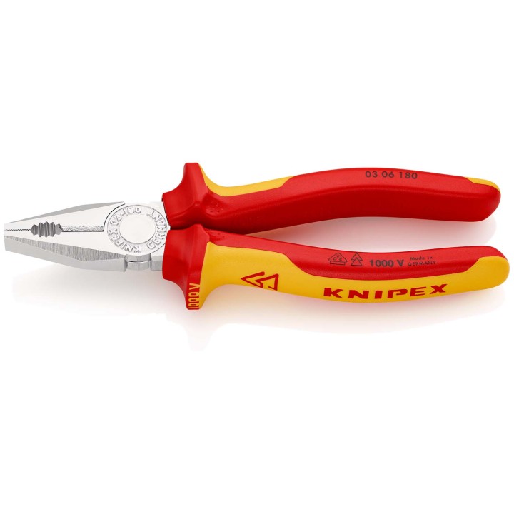 03 06 180 Πένσα Μηχανικού VDE KNIPEX