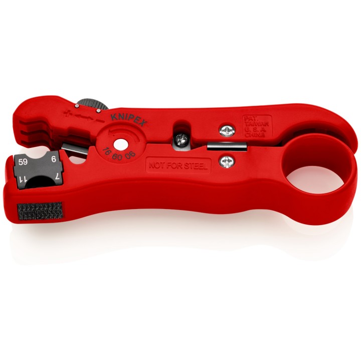 16 60 06 SB Απογυμνωτής Ομοαξονικών Καλωδίων KNIPEX