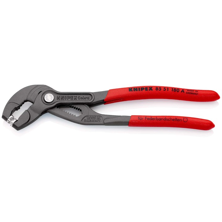 85 51 180 A Τσιμπίδα για σφιγκτήρεςκολάρα KNIPEX