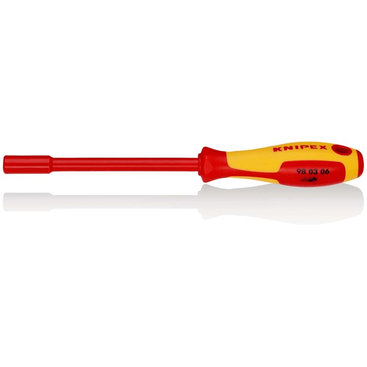98 03 06 Σωληνωτό κλειδί με λαβή κατσαβίδι 6mm KNIPEX