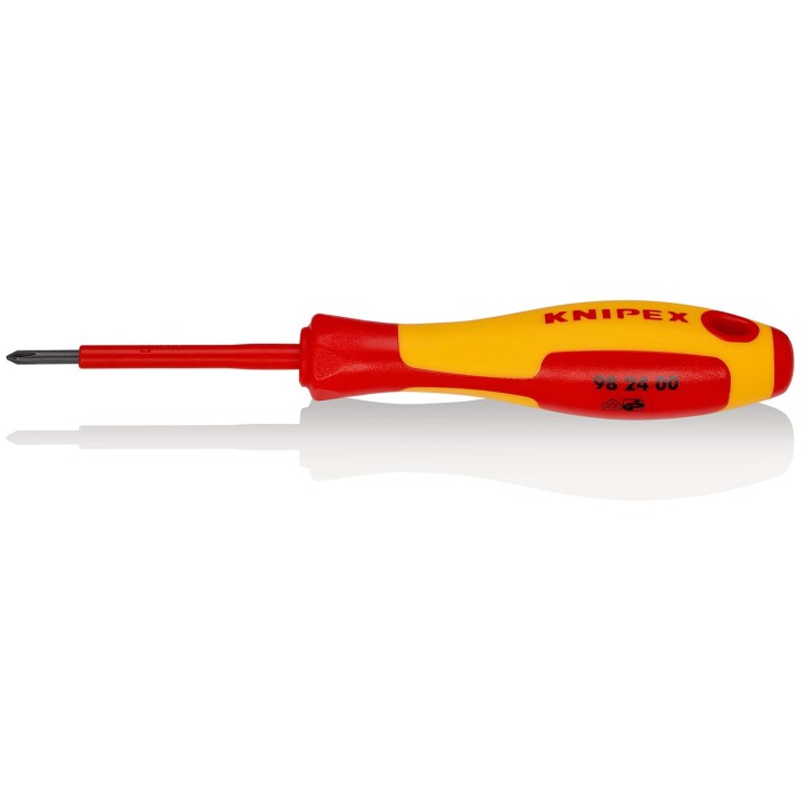98 2400 Κατσαβίδι για σταυρόβιδες Phillips® PH0 KNIPEX