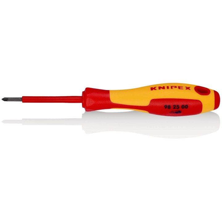 98 2500 Κατσαβίδι για σταυρόβιδες Pozidriv® PZ0 KNIPEX