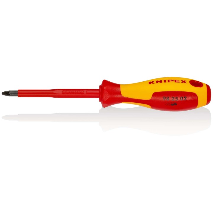 98 25 02 Κατσαβίδι για σταυρόβιδες Pozidriv® PZ2 KNIPEX