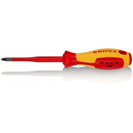 98 25 02 SL Κατσαβίδι (Slim) για σταυρόβιδες Pozidriv® KNIPEX