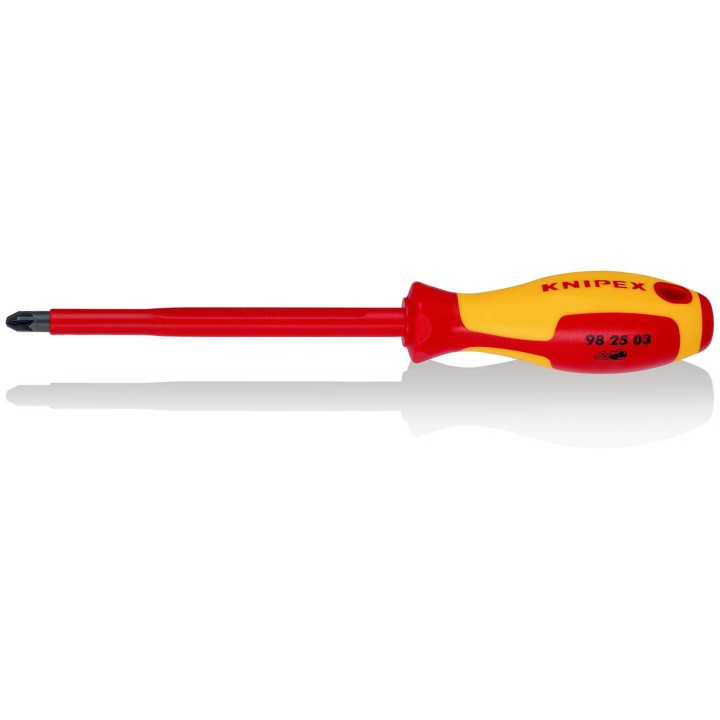 98 25 03 Κατσαβίδι για σταυρόβιδες Pozidriv® PZ3 KNIPEX