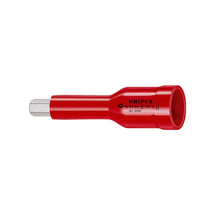 98 49 06 Καρυδάκι Εξάγωνο Allen 1/2" , 6 mm KNIPEX