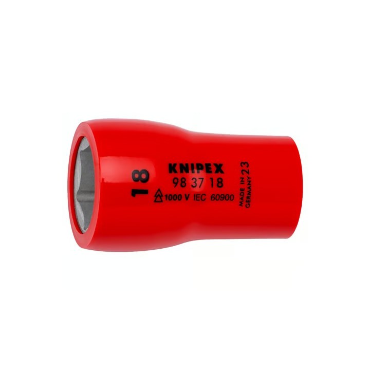 98 37 18 HEXAGON SOCKET WRENCHES, 3/8" 18MM KNIPEX