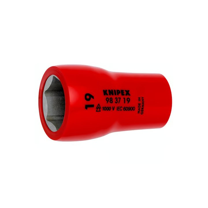 98 37 19 Καρυδάκι Εξάγωνο 3/8" , 19 mm KNIPEX