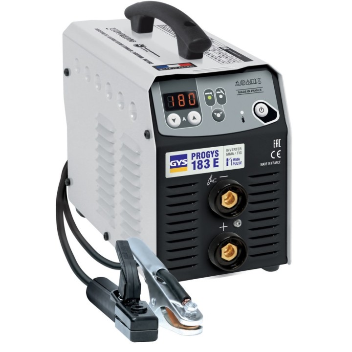 GYS PROGYS 183 E – Ηλεκτροκόλληση Inverter MMA/TIG Lift 180A, 230V, με βαλίτσα και καλώδια