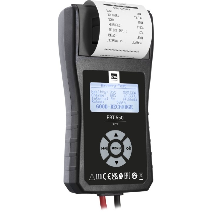 Μπαταρίας Ελεγκτής GYS Μπαταρία TESTER PBT 550 - START/STOP / 024199