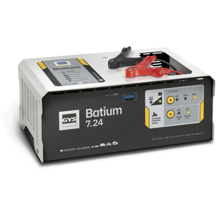 BATIUM 7.24 Eπαγγελματικός Έξυπνος Αυτόματος Φορτιστής GYS