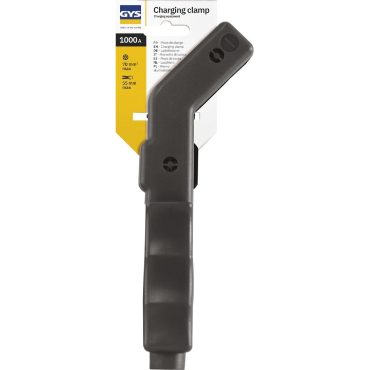 Μπαταρίας Αξεσουάρ GYS BLACK INSULATED CURVED CLAMP 1000A - on card /