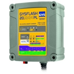 GYS GYSFLASH 20.12/24 PL – Φορτιστής μπαταριών μολύβδου/λιθίου 12/24V 20A
