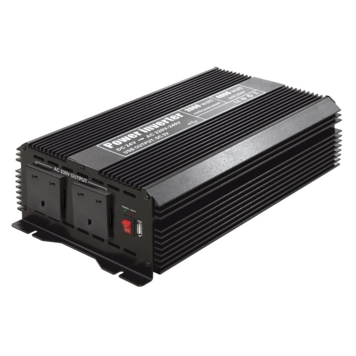 GYS MSW 82000 – Μετατροπέας τάσης 24V DC σε 230V AC 2000W (φις UK)