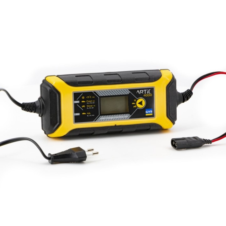 GYS ARTIC 4000 – Φορτιστής μπαταριών inverter 6/12V 4A με λειτουργία ελέγχου, IP65