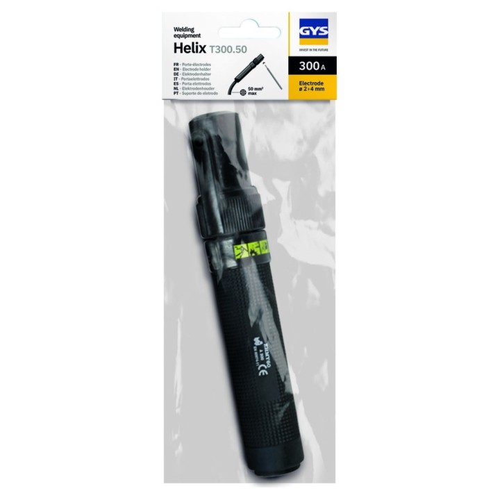 GYS HELIX T300.50 – Τσιμπίδα ηλεκτροδίου 300A, καλώδιο έως 50mm²