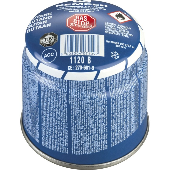 Διατρήσιμη Φιάλη 190gr – BUTANE Aέριο / GYS