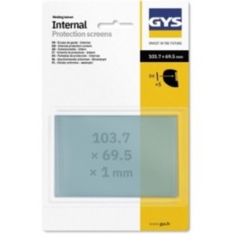 GYS – Εσωτερικό προστατευτικό τζάμι 103,7x69,5 για μάσκα ZEUS 4/5-13 G (5 τεμ.)