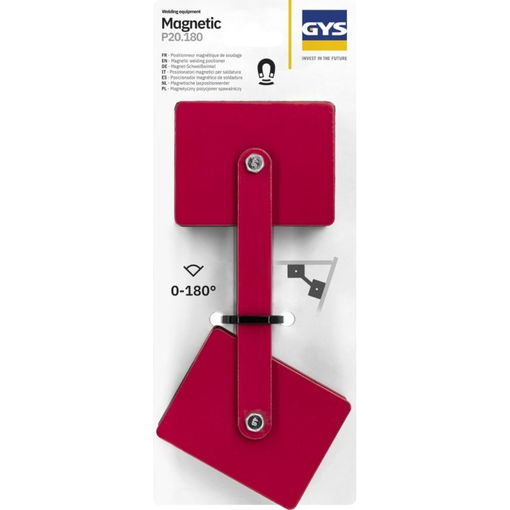 GYS MAGNETIC P20.180 – Μαγνητικός γωνιαστής συγκόλλησης 20 kg, αρθρωτός 0 → 180°