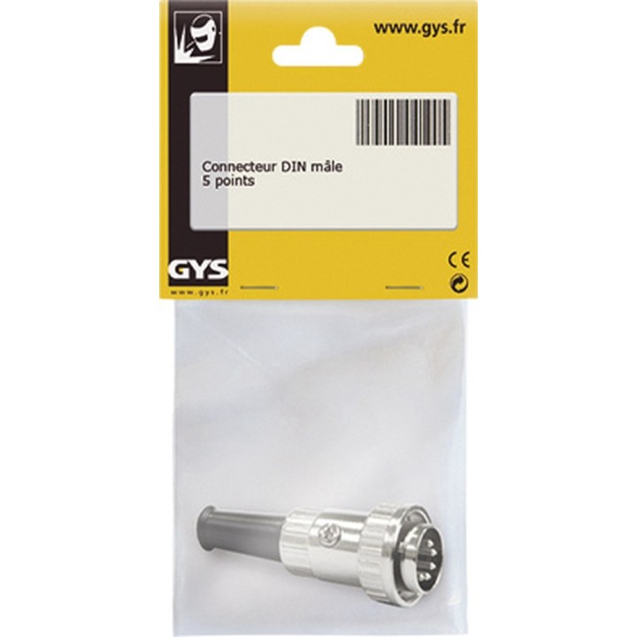 GYS – Βύσμα DIN 5 pin για τσιμπίδα TIG