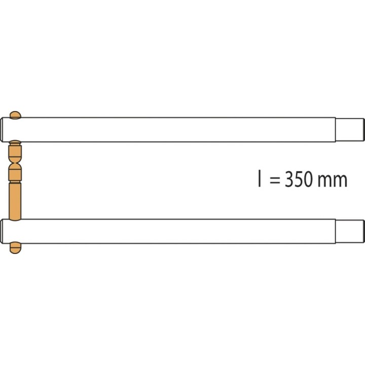2 Βραγχίονες PX4 350MM - PORTASPOT 230 - παράκεντρα ηλεκτρόδια / GYS