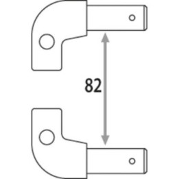 GYS PX5 – Βραχίονες χαλκού Ø 23 mm για PORTASPOT 230