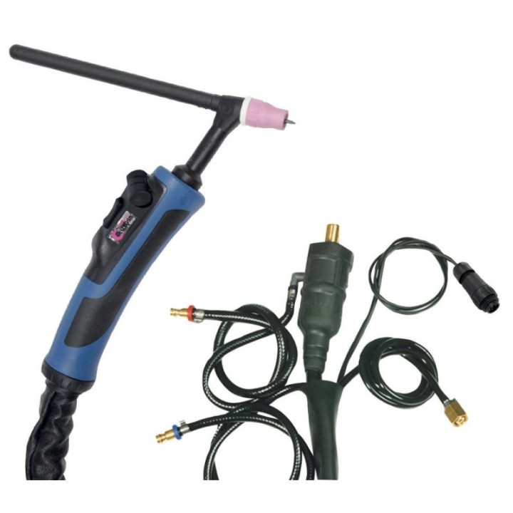 Τσιμπίδα TIG ABI TIG 450W P - υδρόψυκτη - 8m - CONNECT. 35-50 + AMPH