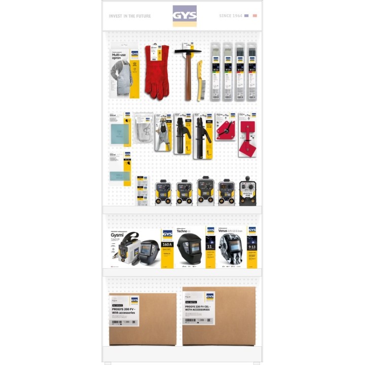 DISPLAY STANDS GYS PRESENTOIR SOUDURE M2 (sans présentoir GYS) / 61033
