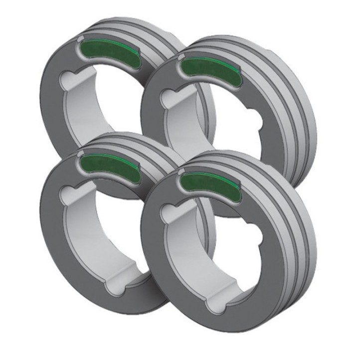 Αξεσουάρ Συγκόλλησης GYS ΣΕΤ OF 4 TWIN DRIVE ROLLS - STEEL ø0.6/0.8 (g