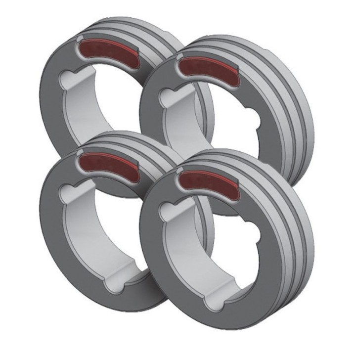 Αξεσουάρ Συγκόλλησης GYS ΣΕΤ OF 4 TWIN DRIVE ROLLS - STEEL ø1.0/1.2 (r