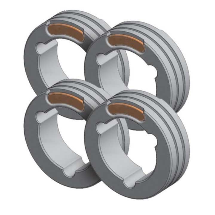 Αξεσουάρ Συγκόλλησης GYS ΣΕΤ OF 4 TWIN DRIVE ROLLS - STEEL ø1.2/1.6 (y