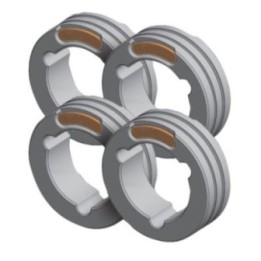 GYS – Ράουλο τύπου F για σύρμα με πυρήνα (TWIN) Ø 0,9/1,1 mm (4 τεμ.)