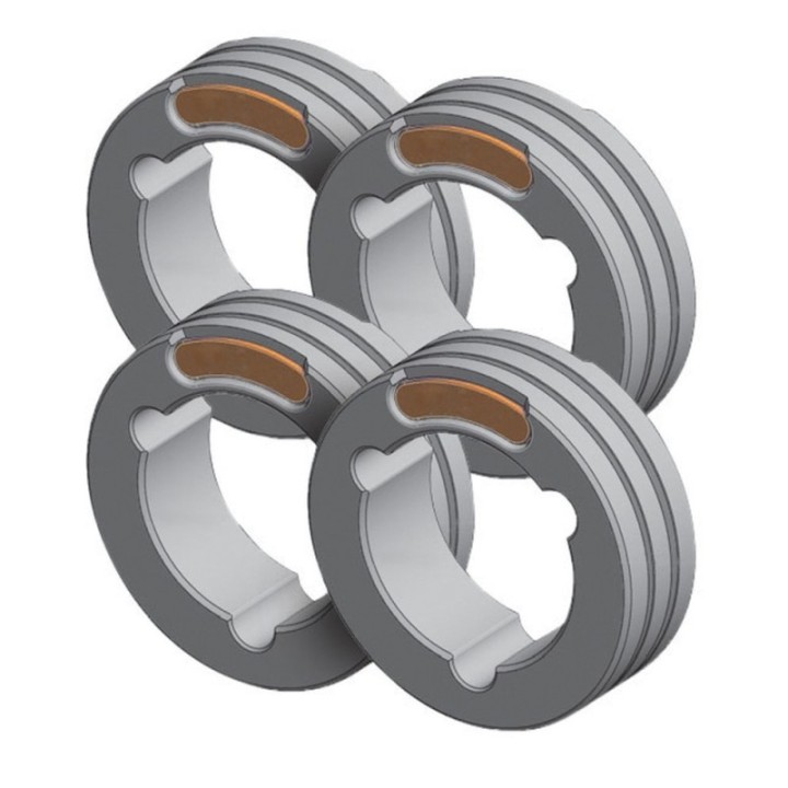 Αξεσουάρ Συγκόλλησης GYS ΣΕΤ OF 4 TWIN DRIVE ROLLS - STEEL CORED Σύρμα