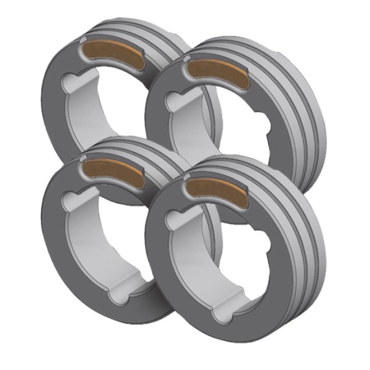 Αξεσουάρ Συγκόλλησης GYS ΣΕΤ OF 4 TWIN DRIVE ROLLS - STEEL CORED Σύρμα