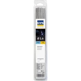GYS – Βέργες συγκόλλησης TIG αλουμινίου AlMg5 Ø1,6 mm, μήκος 33 cm, 60 τεμ.