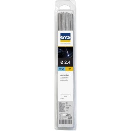 GYS – Βέργες συγκόλλησης TIG αλουμινίου AlMg5 Ø2,4 mm, μήκος 33 cm, 27 τεμ.