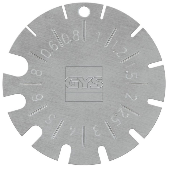 Αξεσουάρ Συγκόλλησης GYS THICKNESS MEASUREMENT TOOL 0.6 έως 8mm / 71414