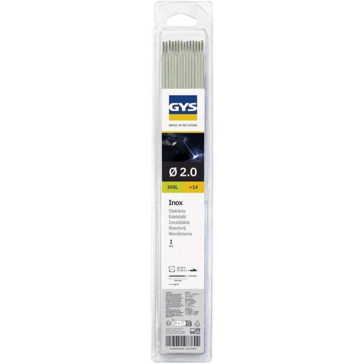 Αναλώσιμο Συγκόλλησης GYS 14 STAINLESS STEEL Ηλεκτρόδια - 308L - Ø2.0