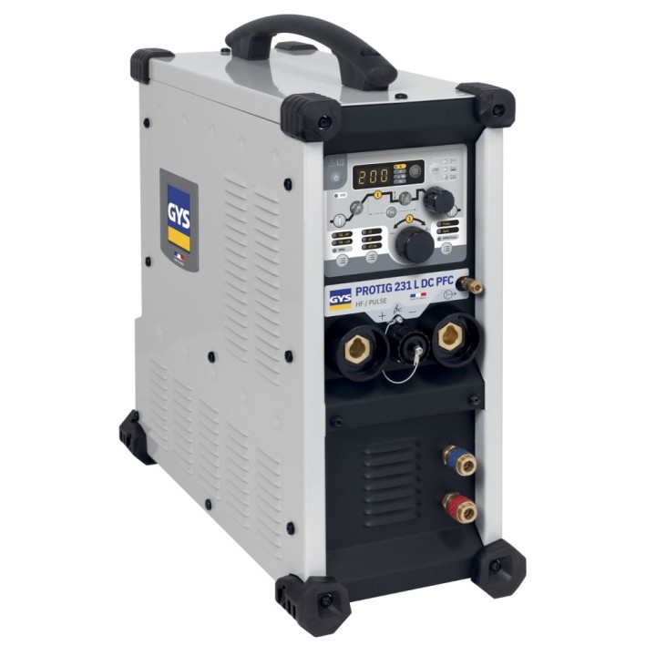 GYS PROTIG 231L DC PFC – Ηλεκτροκόλληση TIG DC/MMA 230A PFC, 230V, υδρόψυκτη, χωρίς αξεσουάρ
