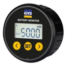 GYS – Οθόνη παρακολούθησης μπαταρίας (battery monitor) 12/24/36/48V με shunt 500A