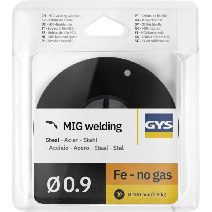 Kαρούλι Επενδεδυμένου σύρματος - Ø100mm (0.9kg) - Ατσάλι - Ø 0.9mm - 0
