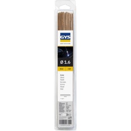 GYS – Βέργες συγκόλλησης TIG χάλυβα SG2 Ø1,6 mm, μήκος 33 cm, 60 τεμ.