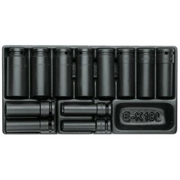 1500 ES-K 19 L Σετ από καρυδάκια αέρος 1/2″ σε μονάδα εργαλείων 1/3 ES GEDORE | PAM