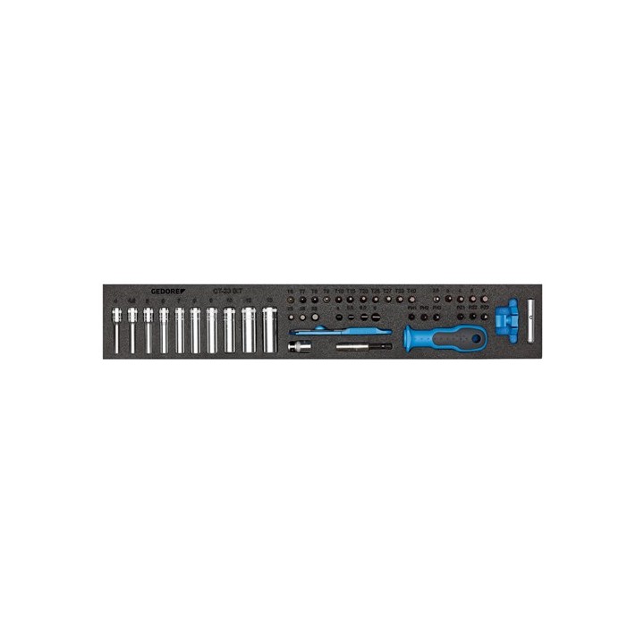 1500 CTD-20 BIT Συλλογή από καρυδάκια 1/4in σε μονάδα εργαλείων CT GED