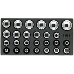 1500 ES-D 19 Συλλογή από καρυδάκια 1/2″, προφίλ UD, σε μονάδα εργαλείων 1/3 ES GEDORE | PAM
