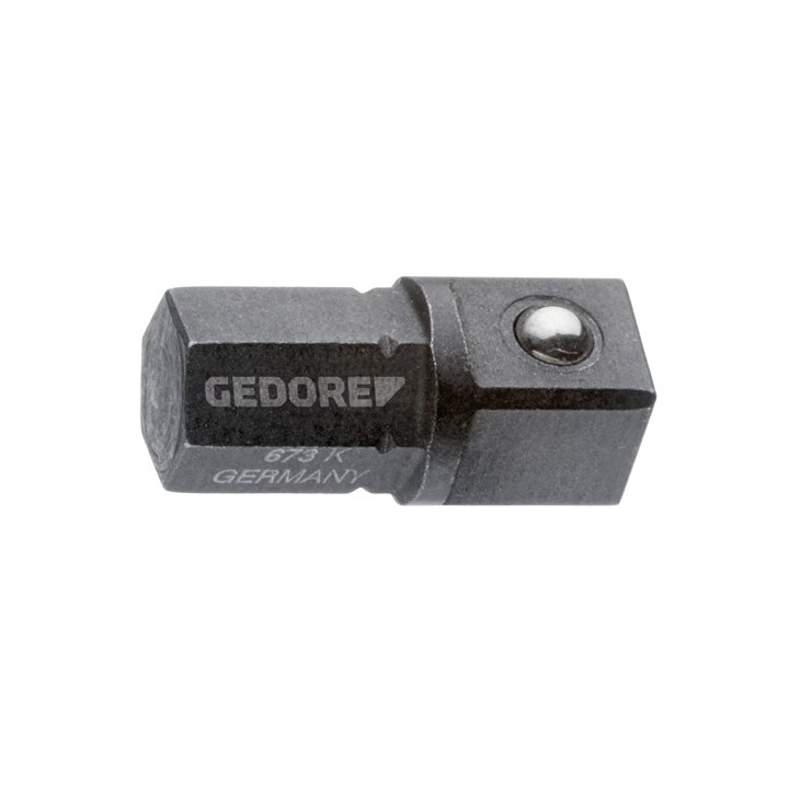 673 K Υποδοχή για καρυδάκι, κοντή 1/4in-1/4in GEDORE | PAM