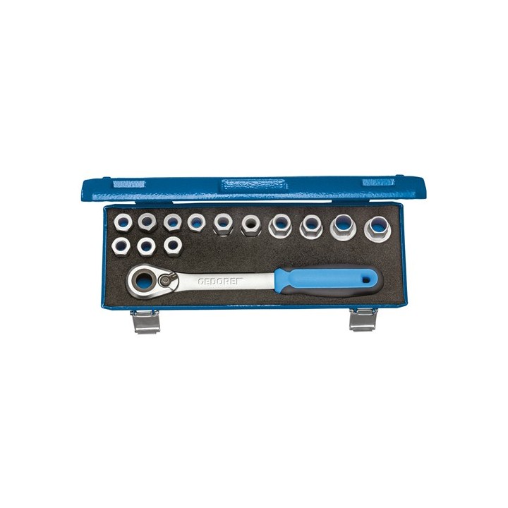 19 SKU-20 Συλλογή από καρυδάκια 1/2in 14 τμχ. 10-24 mm GEDORE | PAM