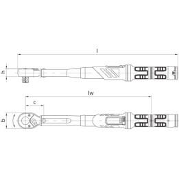 DMUK 100 Δυναμόκλειδο DREMASTER UK 1/2″, 20-100 Nm GEDORE | PAM